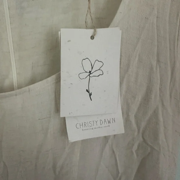 NWT Christy Dawn Scarlet dress in egg shell - Picture 6 of 7